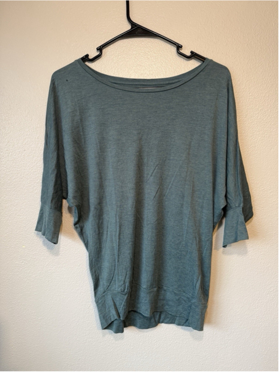 Eileen Fisher Tops - Eileen Fisher Silk Cotton Blend Blouse 3/4 Dolman Sleeve Comfort Classy Minimal